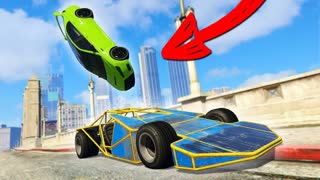 СБРОСИЛ С МОСТА! *ТРОЛЛИНГ С МАШИНОЙ РАМПОЙ!* ПРАНК В ГТА 5 ОНЛАЙН (GTA 5 ONLINE)