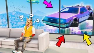 GTA 5 - КАК Я НЕ ЗАМЕТИЛ ЛЕТАЮЩИЙ ДЕЛОРИАН В НЕБЕ !? - БИТВА АВТОУГОНЩИКОВ В ГТА 5 ОНЛАЙН
