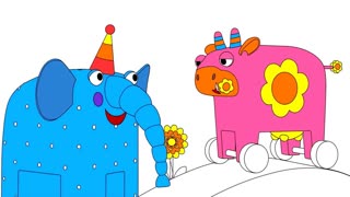 Раскраска Деревяшки — Большая прогулка — Серия 91